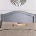 House of Hampton® Tricia Velvet Panel Headboard Upholstered/Velvet in Gray | 53.25 H x 61.25 W x 3.25 D in | Wayfair