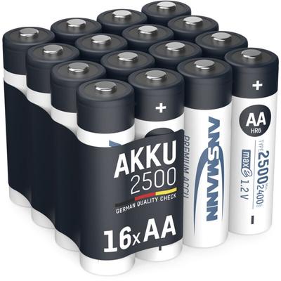 Akku Mignon aa 2500 mAh1,2V Ni-MH, 16 Stück - Ansmann Image