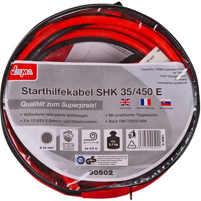 Dema - Starthilfekabel 35mm² / 4,5m Überbrückungskabel Starterkabel kfz pkw Starthilfe