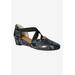 Wide Width Women's Zeshan Wedge by J. Renee in Blue Black (Size 11 W)