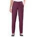 Plus Size Women's Straight Leg Fineline Jean by Woman Within in Deep Claret (Size 24 WP)