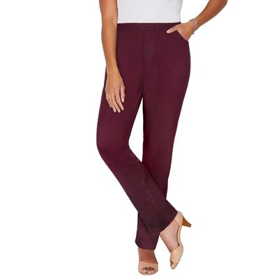 Plus Size Women's The Knit Jean by Catherines in Midnight Berry (Size 3X)