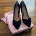 Kate Spade Shoes | Kate Spade Alessia Black Suede Heels | Color: Black | Size: 10