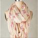 Anthropologie Accessories | Anthropologie Lulla Flamingo Infinity Scarf | Color: Cream/Pink | Size: Os