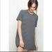 Brandy Melville Dresses | Black & White Striped Brandy Melville Tshirt Dress | Color: Black/White | Size: One Size Fits All