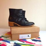 Anthropologie Shoes | Anthropologie Boots-Bt Carela, Black, Size 7 | Color: Black | Size: 7
