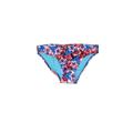 Dolfin Swimsuit Bottoms: Blue Floral Swimwear - Women's Size Medium
