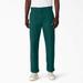 Dickies Men's Regular Fit Cuffed Work Pants - Forest Green Size 34 27 (WPR05)