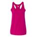 Badger Sport 4166 Athletic Women's B-Core Performance Racerback Tank Top in Hot Pink size 2XL | Polyester BG4166