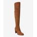 Boston Proper - Cognac Brown - Suede Over The Knee Boot - 6.0