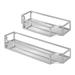 Kate and Laurel Ciel Metal Wall Shelf Set - 2 Piece