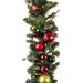 9 ft. Artificial Christmas Garland with Lights - Festive Holiday - Green