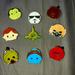 Disney Other | Disney Tsum Tsum Star Wars 9 Pin Bundle | Color: Green | Size: Os
