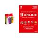 Nintendo Joy-Con 2er-Set, neon-lila/neon-orange & Switch Online Mitgliedschaft - 3 Monate | Switch Download Code