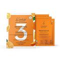 Seoulista Beauty® Brightening Instant Facial™ 3er Pack - Beauty Face Mask - Natürlich gewonnene Kokosnussblatt-Maske - Brightens Skin - Contains powerful Vitamin C & AHAs - 3x 30ml Multipack SBM04003