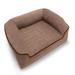 BuddyRest Romeo Advanced Orthopedic Bolster Dog Bed Metal in Brown | 12 H x 40 W x 30 D in | Wayfair OB203