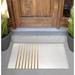 Wade Logan® Carlanne Non-Slip Outdoor Door Mat Synthetics in White | Rectangle 3' x 5' | Wayfair 8511D7B5EC8443CC8513F9434A04EA9B