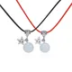 JUYA – Bracelets de cheville en perles lumineuses simples pour femmes et hommes chaîne à corde