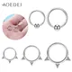 AOEDEJ-Anneau de Segment ArtiBMO en Acier Inoxydable pour Femme Cône Spirale Cerceau pour Septum