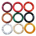 FishSheep-Bracelets multicolores en bambou acrylique pour femme bracelets bohèmes en résine perles
