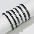 Bracelets en hématite noire non magnétique pour femmes perles de guérison perte de poids efficace
