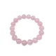 Bracelet en Pierre Naturelle Rose et Poudre pour Femme Bijoux en Clip Quartz artificiel astique