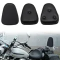 Coussin de dossier en cuir synthétique noir universel pour moto 1 pièce barre Sissy pour Honda