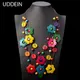 UDDEIN – collier bohème maxi pour femmes bijoux de fête multicouches pendentif gland en bois