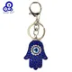 Porte-clé main oeil porte-bonheur Hamsa bleu blanc mauvais œil porte-clés boucle à homard pendentif