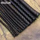 REGELIN – Bracelet en cuir PU tressé marron de 5 mètres 3/4/5/6mm cordon rond en cuir corde