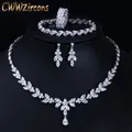 CWWZircons - boucles et bracelet pour mariées boucles d'oreilles collier bague et bracelet