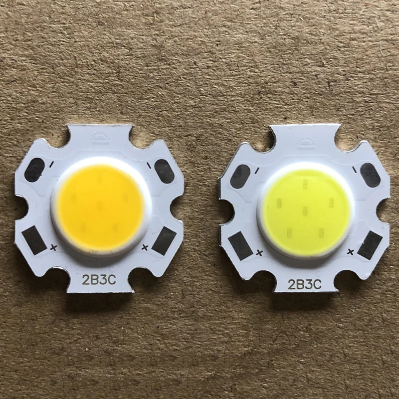 10 pièces par lot 3W 5W 7W 10W LED Source lampe perle haute puissance LED COB lampe de poche LED ampoule lampe projecteur vers le bas lampes