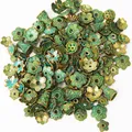 A propos de style mixte antique pour femme capuchons de perles d'extrémité en or vert bijoux