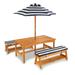 KidKraft Outdoor Table and Bench Set with Umbrella