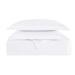 Vince Camuto Solid 400TC Percale 3 Piece Duvet Cover Set