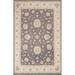 Vegetable Dye Floral Oriental Peshawar Chobi Area Rug Wool Handmade - 5'6" x 7'11"