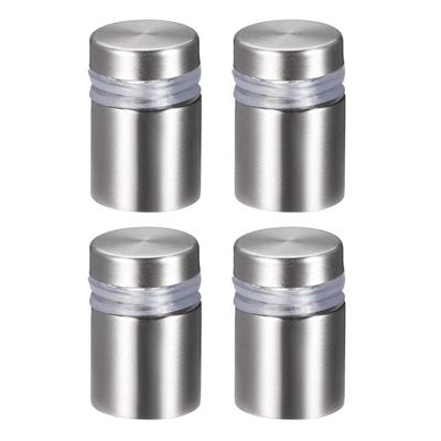 Glass Standoff Mount Stainless Steel Wall Standoff 16 x 24mm 4Pcs - 16mm x 24mm (4 Pcs)