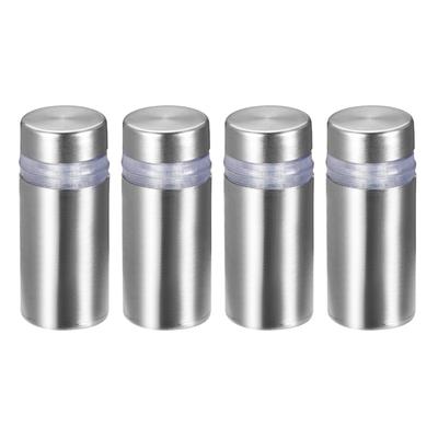 Glass Standoff Mount Stainless Steel Wall Standoff 12 x 28mm 4Pcs - 12mm x 28mm (4 Pcs)