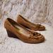 Michael Kors Shoes | Michael Kors Suede Wedge Pumps | Color: Tan | Size: 6