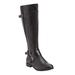 Women's The Whitley Wide Calf Boot by Comfortview in Black (Size 12 M)