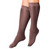 Women's 3-Pack Knee-High Support Socks by Comfort Choice in Dark Coffee (Size 1X) Tights