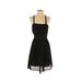 Silence and Noise Casual Dress - Mini: Black Solid Dresses - Women's Size 1