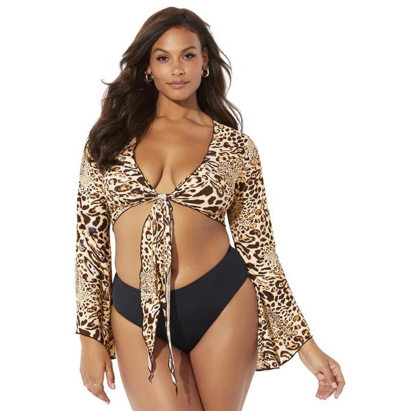 plus-size-womens-cover-up-crop-top-by-swimsuits-for-all-in-cheetah--size-22-24-/