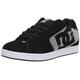 DC Men's Net Skate Casual Shoe, Black/Grey/Grey, 8 UK