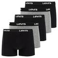 Levi's Mens Stretch Boxer Brief Underwear Breathable Stretch Underwear 5 Pack - black - Medium