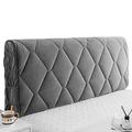 PPGE Home Stretch Bed Headboard Cover Bed/Headboard Slipcover Protector Double Thick Padded Lining Scratch Pad for Bedroom Decoration, Washable #1-150CM