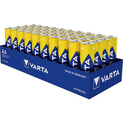 Longlife Power Mignon (AA)-Batterie Alkali-Mangan 1.5 v 40 St. - Varta Image
