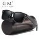 GM – lunettes de soleil polarisées 100% en bois naturel monture en bambou noir lunettes de soleil