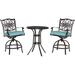 Traditions 3-Piece High-Dining Bistro Set in Blue
