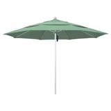 California Umbrella Anodized Silver Finish Aluminum 11-foot Round Outdoor Umbrella